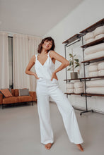 Load image into Gallery viewer, IBIZA RIB WIDE PANTS WHITE
